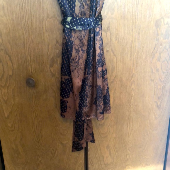 Patterned, cowl neck, sleeveless dress from The Limited, multicolored NWT - Picture 6 of 8